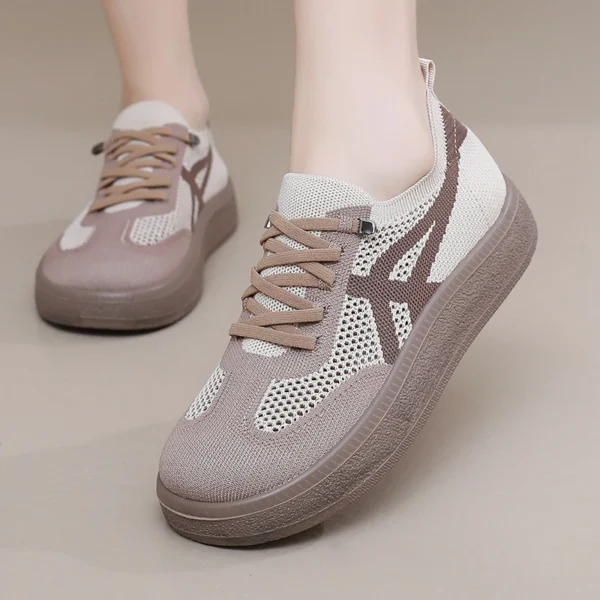 Summer leisure women's shoes in 2025, breathable and fashionable German training shoes, round toe, wear-resistant and comfortabl - Image 4