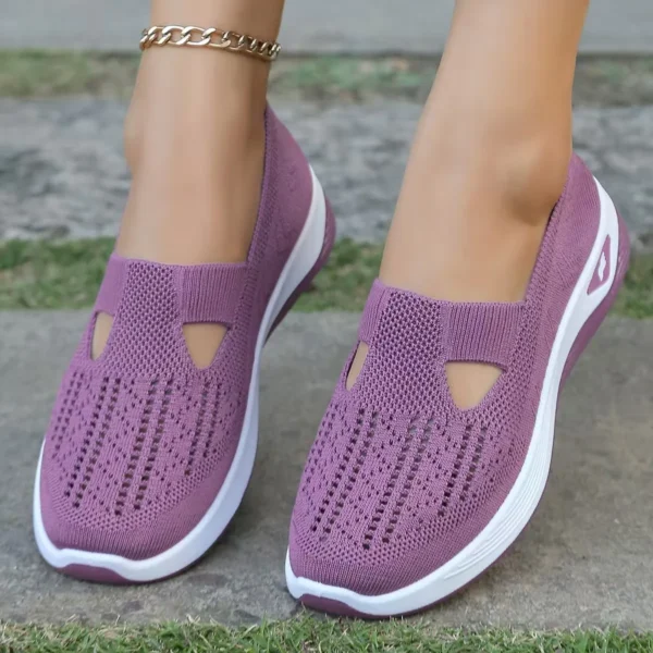 Casual Shoes Summer Canvas Shoes Comfortable Breathable Hollow Multicolor Choice Women Casual Shoes Soft Sole Shoes - Image 4
