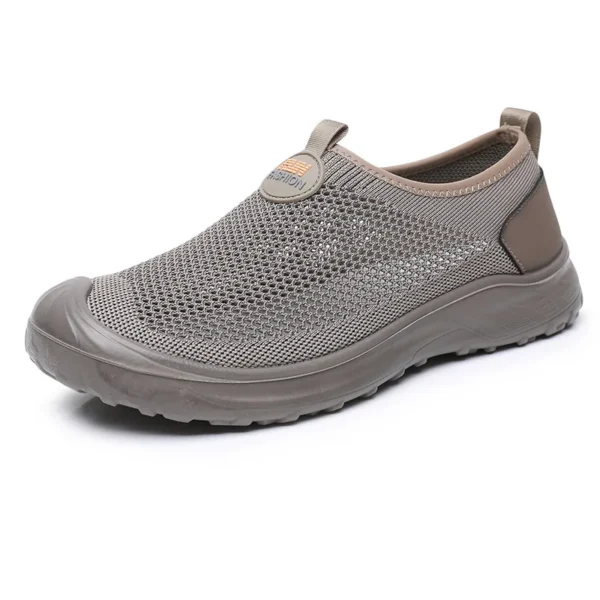 Men's sneaker Classic Casual Shoes Breathable Mesh Running sneaker Without Shoelaces Light Men's Shoes