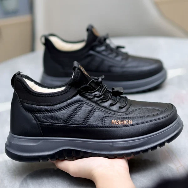 2025 Men's Shoes Running Non-slip Cotton Shoes Outdoor Lace-up Hiking Shoes Casual sneaker Men's sneaker - Image 5