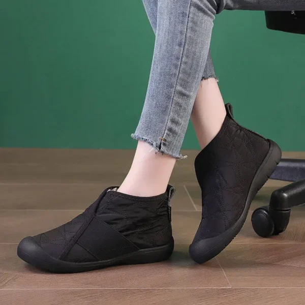 Simple Women Cotton Shoes Plush Warm Womens Snow Boots Lightweight Comfortable Women Casual Shoes in Winter Botines Para Mujeres - Image 5