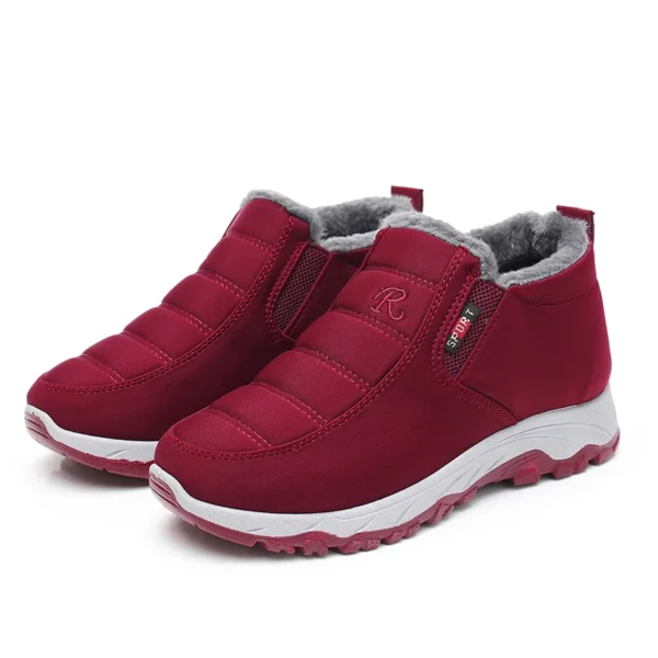 Winter New Women's Boots fleece-lined Thickened Snow Boots Middle-aged and Elderly Short Boots Warm Old Beijing Cotton Boots - Image 5