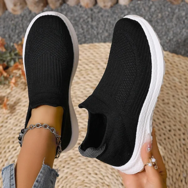 Summer Women's New Mesh Shoes Casual Breathable Women's Sleeved Shoes Lightweight Soft Sole Non-slip Women's Fashion sneaker - Image 5
