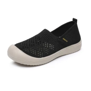 Women's Casual Shoes Summer New Mesh Leg Flat Shoes Women's Shoes Breathable Mesh Lightweight Soft Bottom Women's Shoes