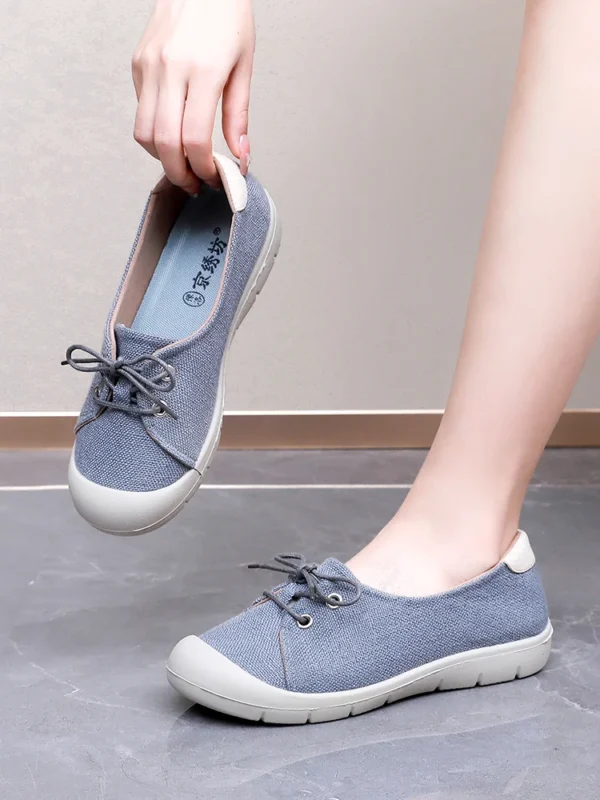 Women Casual Shoes Fashion Breathable Walking Mesh Flat Shoes Woman White Sneakers Women 2024 Tenis Feminino Female Shoes - Image 4