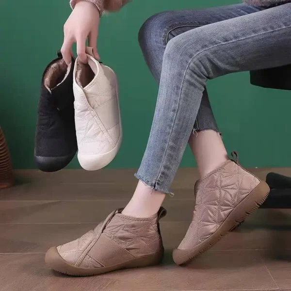 Simple Women Cotton Shoes Plush Warm Womens Snow Boots Lightweight Comfortable Women Casual Shoes in Winter Botines Para Mujeres - Image 8