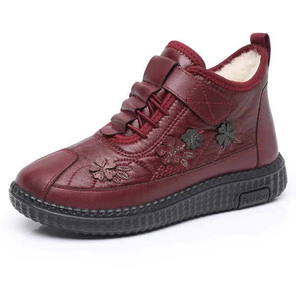 Cotton Boots Women's Winter Warm Women's Shoes Lightweight Winter Cotton Shoes Women's Flat Soft Cotton Shoes Women's Shoes - Image 3