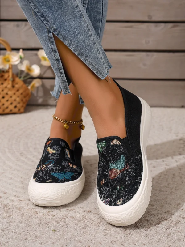 Spring and summer new women's white shoes lazy shoes casual versatile Korean version Le Fu shoes breathable thick sole fashionab - Image 5