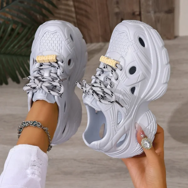 New Fashion Breathable Torre Shoes Summer Hole Shoes Non-slip Thick Bottom Women's Sandals Outdoor Women's Beach Shoes - Image 9