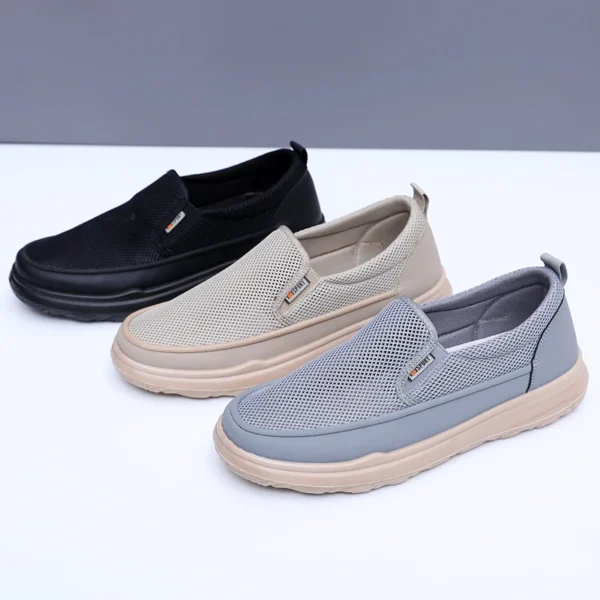 Men's Shoes Summer Casual Sports Flats Solid Color All-match Fashion Men's Single-layer Shoes Non-slip Men's Shoes - Image 6