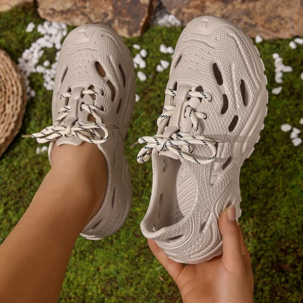 Summer New 2025 Men's Slippers Casual Cave Shoes Outdoor Sandals Beach Slippers Indoor Home Slippers Bathroom Shoes Men's Shoes - Image 4