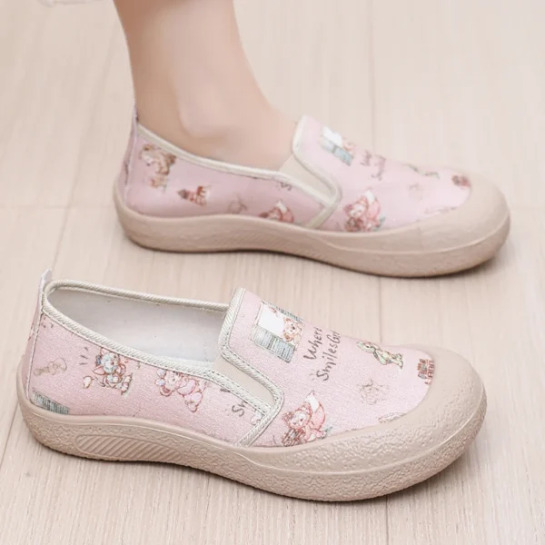 Women's Casual Shoes Summer Canvas Shoes Comfortable Breathable Animal Print Women's Casual Shoes Lightweight Soft-soled Shoes - Image 7