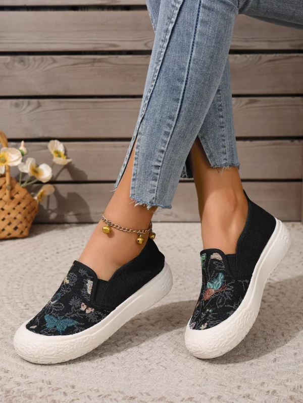 Spring and summer new women's white shoes lazy shoes casual versatile Korean version Le Fu shoes breathable thick sole fashionab - Image 8