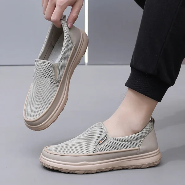 Men's Shoes Summer Casual Sports Flats Solid Color All-match Fashion Men's Single-layer Shoes Non-slip Men's Shoes - Image 5