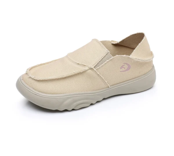 2025 Summer Women Canvas Shoes Canvas Shoes Breathable Casual Shoes Women Music Bottom Shoes Comfortable Light Lazy Boat Shoes - Image 2