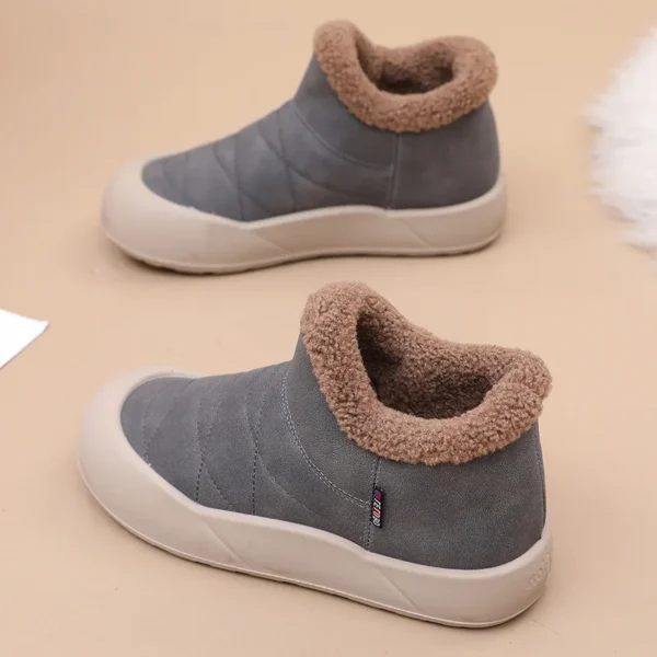 Winter Women's Plus Velvet Shoes Female Casual Warm Non-Slip Boots Outdoor Thick Slip-on Snow Boots For Women
