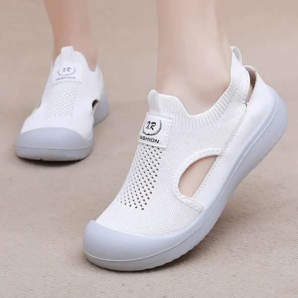 Women's Casual Shoes Summer New Hollow Breathable Lightweight Women's Shoes Casual Shoes Multicolor Choice Soft Sole Shoes - Image 8