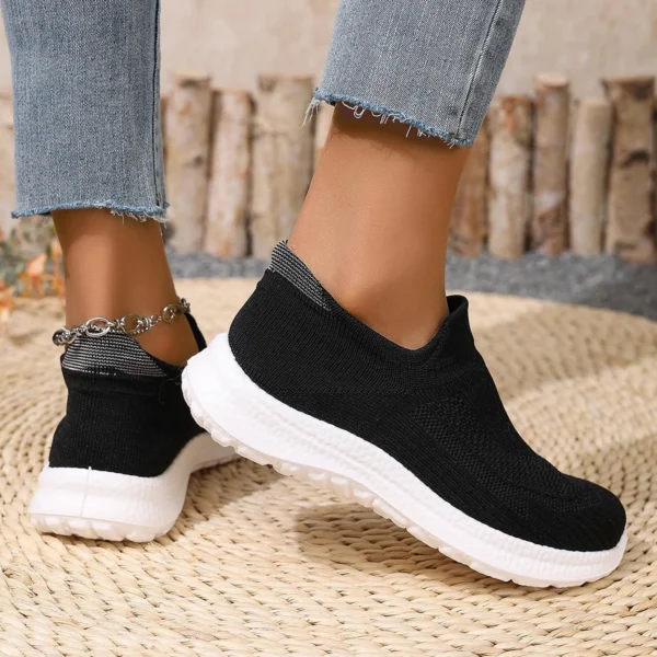 Summer Women's New Mesh Shoes Casual Breathable Women's Sleeved Shoes Lightweight Soft Sole Non-slip Women's Fashion sneaker - Image 6