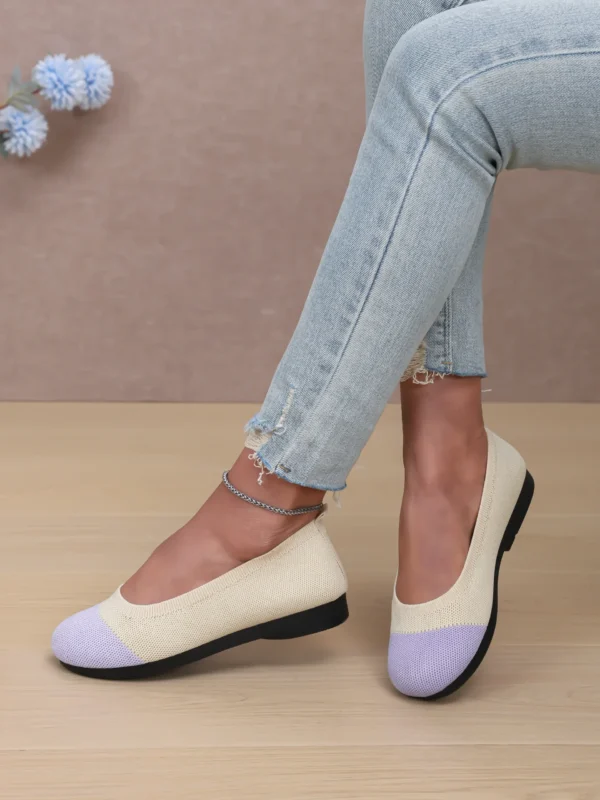 Boat Shoe Tennis Female Slip-on Black Flats Ladies' Footwear Women's Moccasins New Summer Breathable Slip On Dress Fabric - Image 4