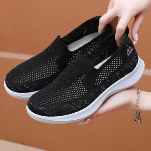 Summer New Women's Shoes Casual Shoes Mesh Breathable Walking Shoes Comfortable Soft Sole Fashion Trendy Casual Women's Shoes