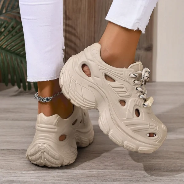 New Fashion Breathable Torre Shoes Summer Hole Shoes Non-slip Thick Bottom Women's Sandals Outdoor Women's Beach Shoes - Image 6