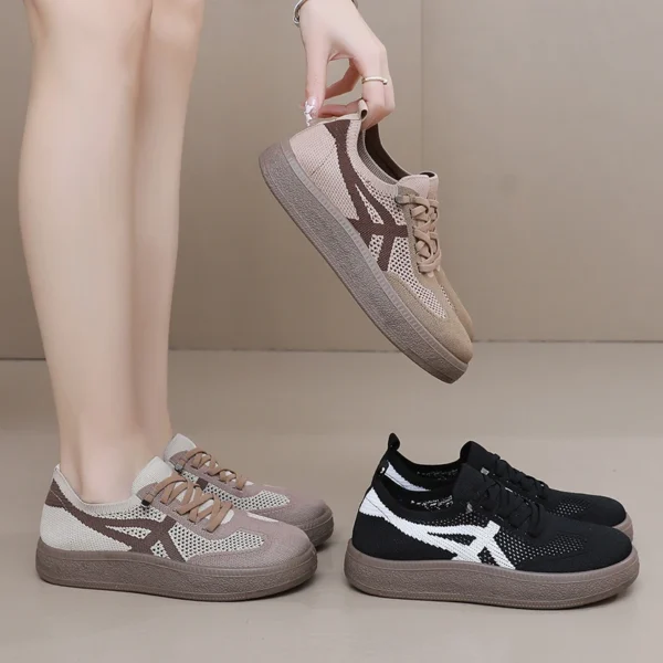 Summer leisure women's shoes in 2025, breathable and fashionable German training shoes, round toe, wear-resistant and comfortabl - Image 5