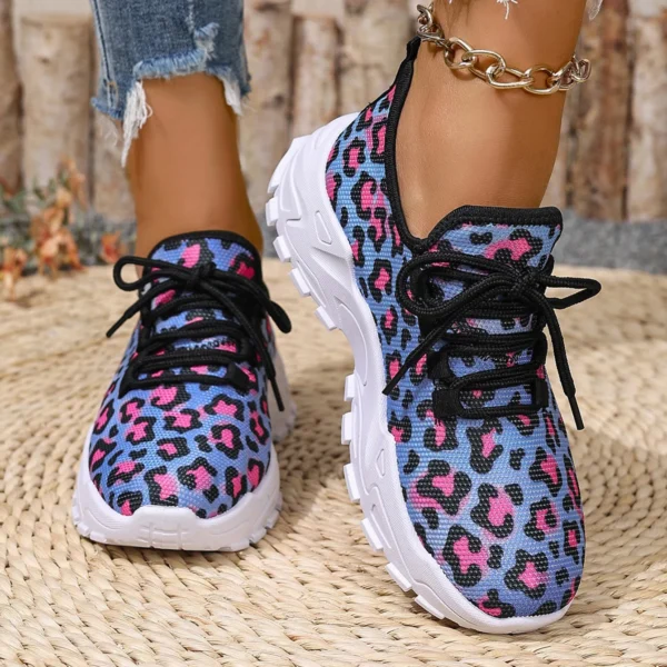 Women's Summer Shoes 2025 New Women's Casual Shoes Leopard Print Fashion All-match Comfortable Height-increasing Women's Shoes - Image 6