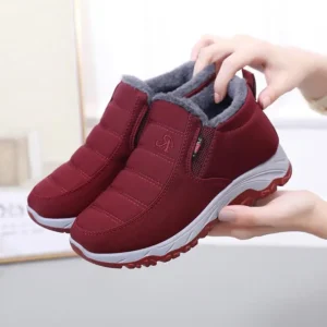 Winter New Women's Boots fleece-lined Thickened Snow Boots Middle-aged and Elderly Short Boots Warm Old Beijing Cotton Boots