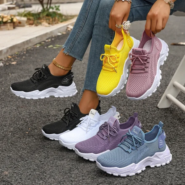 2025 New Ladies Walking Running Shoes Summer Women Breathable Lightweight Tennis Shoes sneaker Breathable Fashion Women's Shoes - Image 9