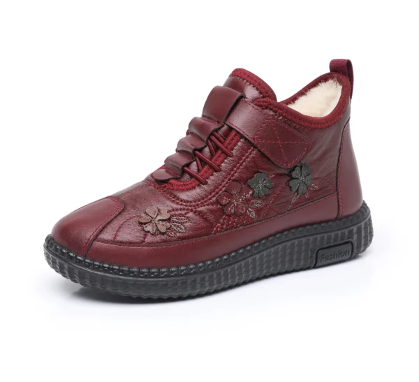 Cotton Boots Women's Winter Warm Women's Shoes Lightweight Winter Cotton Shoes Women's Flat Soft Cotton Shoes Women's Shoes - Image 2