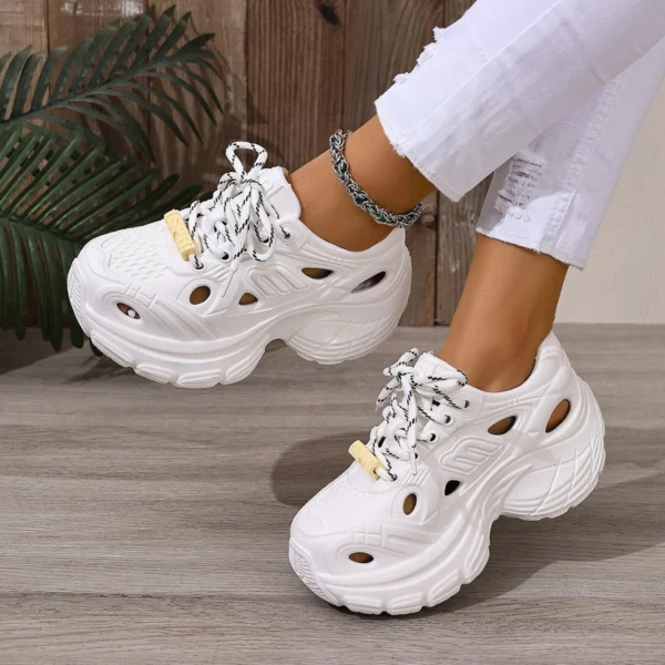 New Fashion Breathable Torre Shoes Summer Hole Shoes Non-slip Thick Bottom Women's Sandals Outdoor Women's Beach Shoes - Image 3