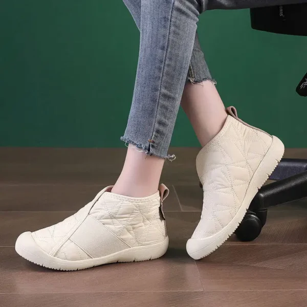 Simple Women Cotton Shoes Plush Warm Womens Snow Boots Lightweight Comfortable Women Casual Shoes in Winter Botines Para Mujeres - Image 7