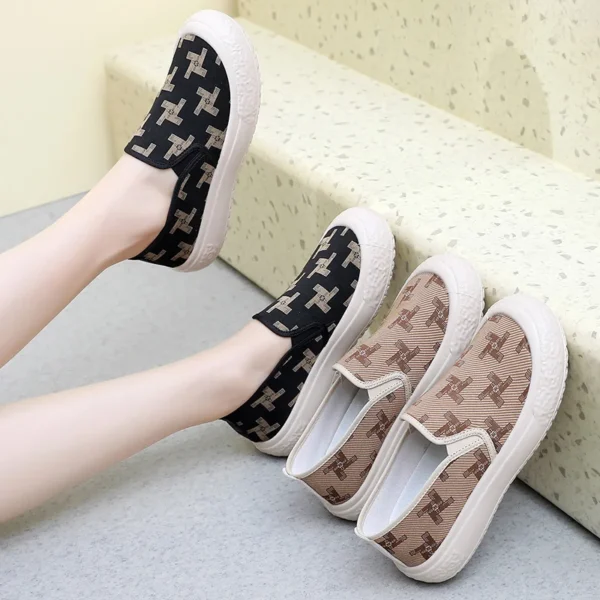 New Canvas Shoes Summer Women's Soft Sole Non-slip Wear-resistant Breathable Casual Shoes Fashion Women's Shoes - Image 6