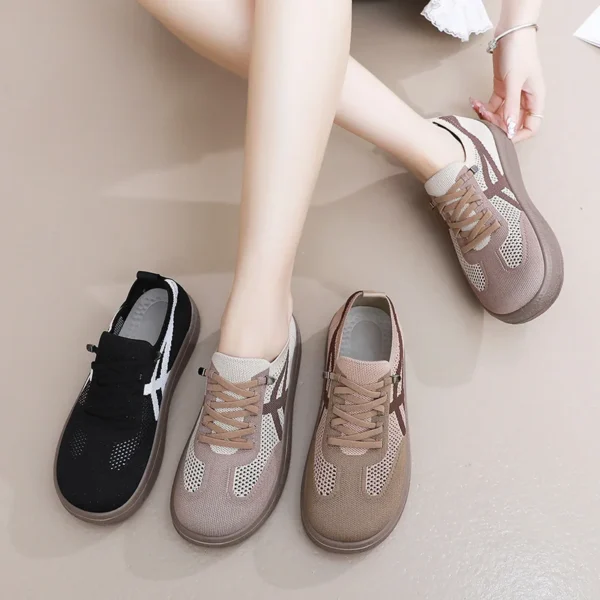 Summer leisure women's shoes in 2025, breathable and fashionable German training shoes, round toe, wear-resistant and comfortabl - Image 6