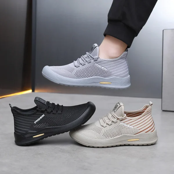 Men's Shoes Casual Shoes Summer New Mesh Leg Casual Shoes Walking Shoes Breathable Light Comfortable Soft Sole Men's Shoes - Image 5