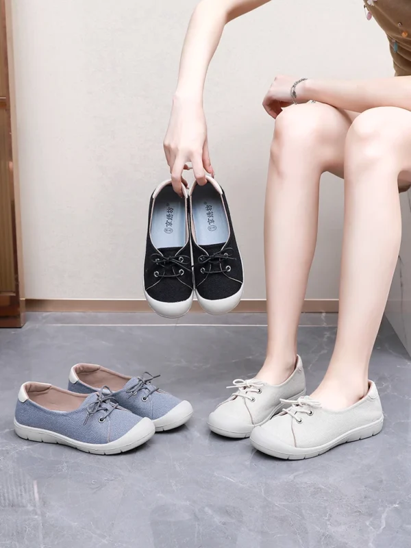Women Casual Shoes Fashion Breathable Walking Mesh Flat Shoes Woman White Sneakers Women 2024 Tenis Feminino Female Shoes - Image 6