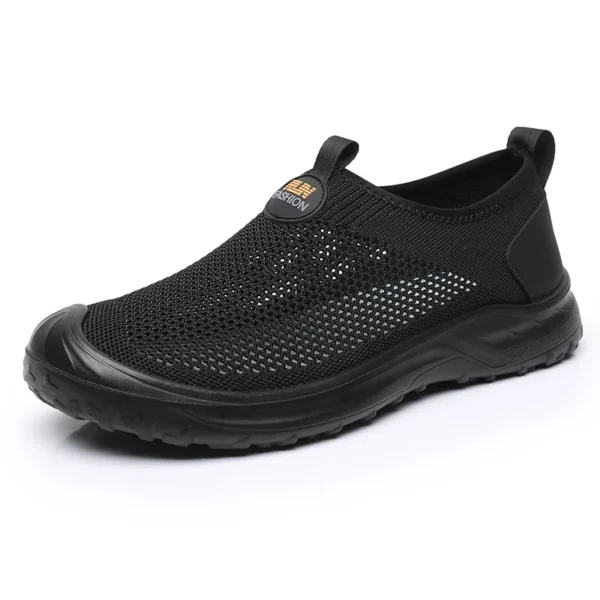 Men's sneaker Classic Casual Shoes Breathable Mesh Running sneaker Without Shoelaces Light Men's Shoes - Image 2
