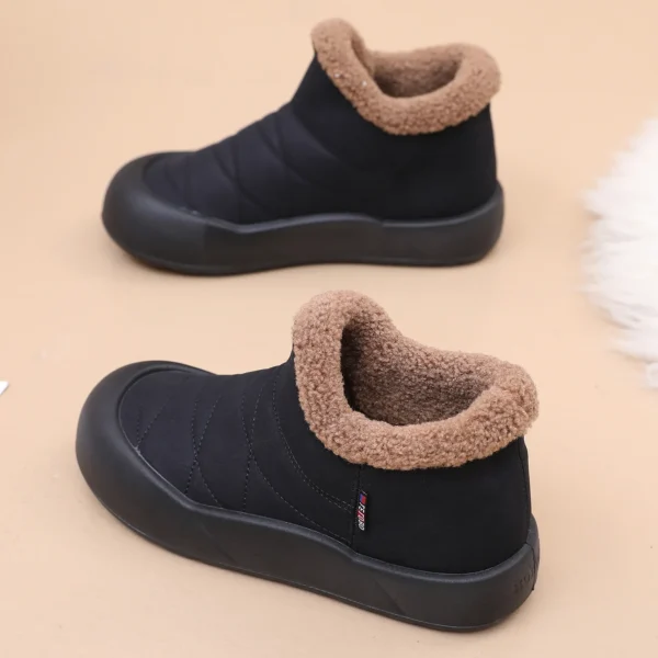Winter Women's Plus Velvet Shoes Female Casual Warm Non-Slip Boots Outdoor Thick Slip-on Snow Boots For Women - Image 2