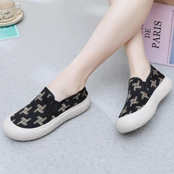 New Canvas Shoes Summer Women's Soft Sole Non-slip Wear-resistant Breathable Casual Shoes Fashion Women's Shoes - Image 5