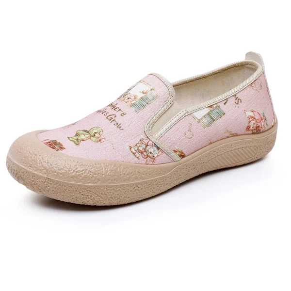 Women's Casual Shoes Summer Canvas Shoes Comfortable Breathable Animal Print Women's Casual Shoes Lightweight Soft-soled Shoes - Image 2