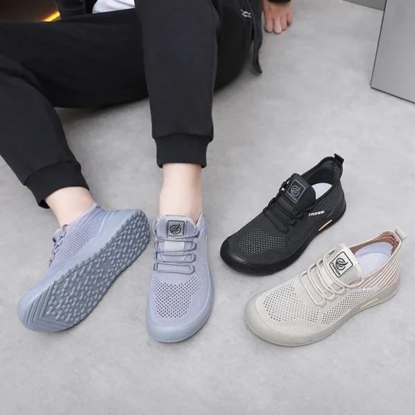 Men's Shoes Casual Shoes Summer New Mesh Leg Casual Shoes Walking Shoes Breathable Light Comfortable Soft Sole Men's Shoes - Image 7