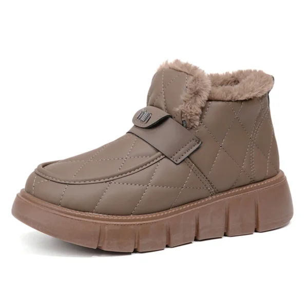 Short Snow Boots Winter New Model with Added Fleece Thickened Waterproof, Anti Slip and Warm Women's Short Boots Sneakers - Image 3