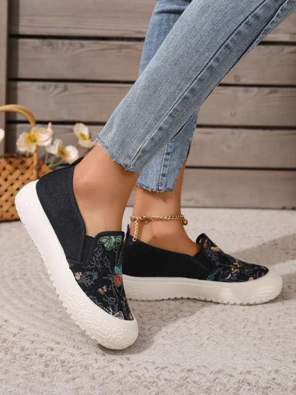 Spring and summer new women's white shoes lazy shoes casual versatile Korean version Le Fu shoes breathable thick sole fashionab - Image 6