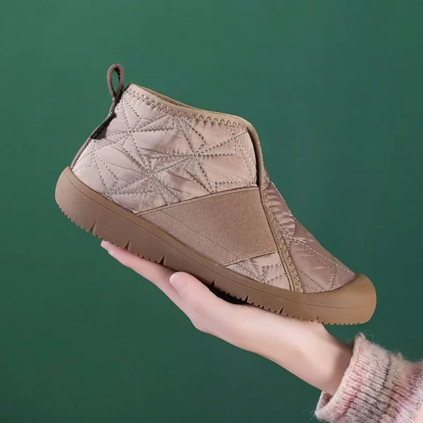 Simple Women Cotton Shoes Plush Warm Womens Snow Boots Lightweight Comfortable Women Casual Shoes in Winter Botines Para Mujeres - Image 2