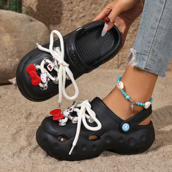 Summer Women Slippers Outdoor Beach Shoes Women's Shoes Kitty Cat Accessories Casual Home Slippers Sandals Women's Shoes - Image 7