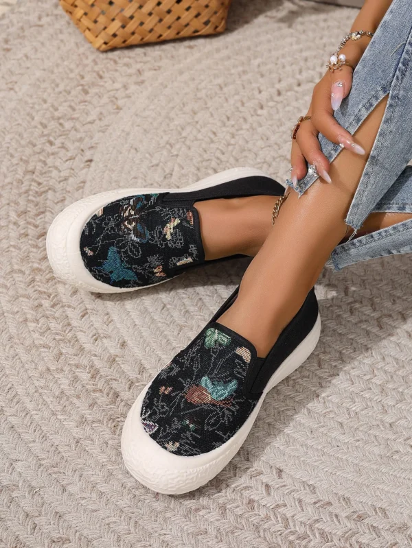 Spring and summer new women's white shoes lazy shoes casual versatile Korean version Le Fu shoes breathable thick sole fashionab - Image 4