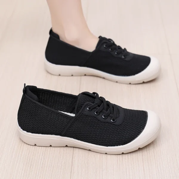 Women's Summer Casual Sports Shoes Mesh Breathable Soft Sole Women's Shoes Fashion Joker Color-matching Trendy Women's Shoes - Image 7