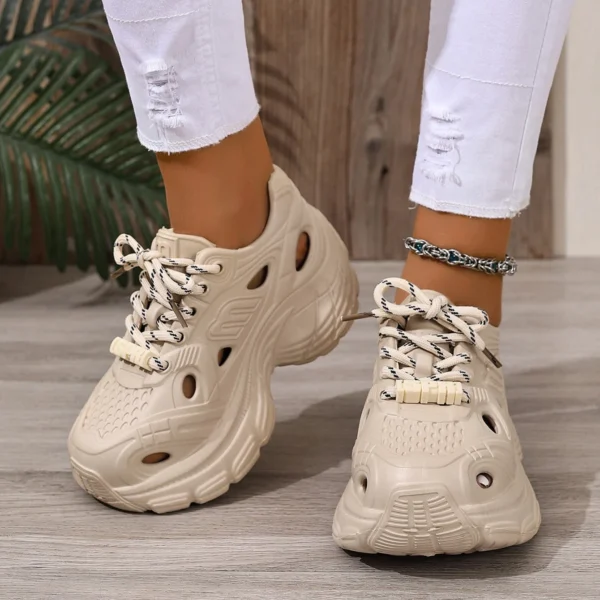 New Fashion Breathable Torre Shoes Summer Hole Shoes Non-slip Thick Bottom Women's Sandals Outdoor Women's Beach Shoes - Image 10