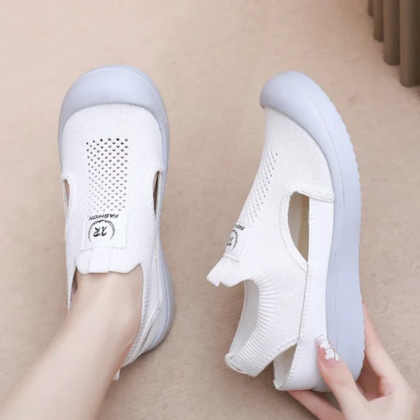 Women's Casual Shoes Summer New Hollow Breathable Lightweight Women's Shoes Casual Shoes Multicolor Choice Soft Sole Shoes - Image 7