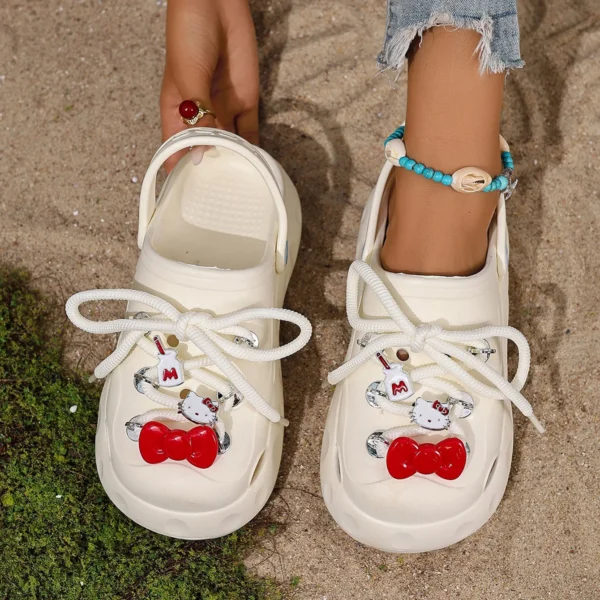 Summer Women Slippers Outdoor Beach Shoes Women's Shoes Kitty Cat Accessories Casual Home Slippers Sandals Women's Shoes - Image 4